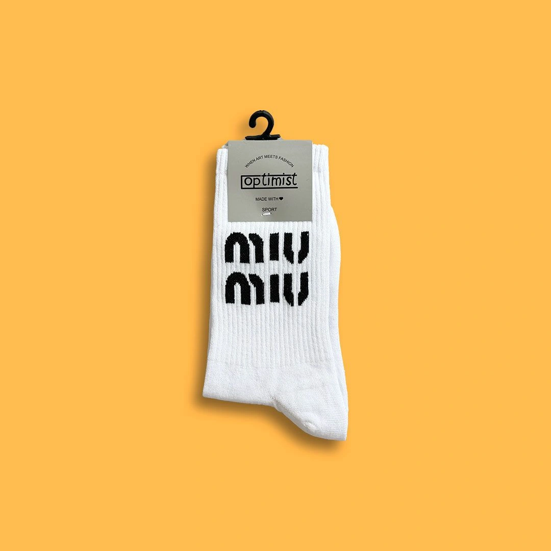 جوراب اسپرت ساقدار MIU MIUدرشت